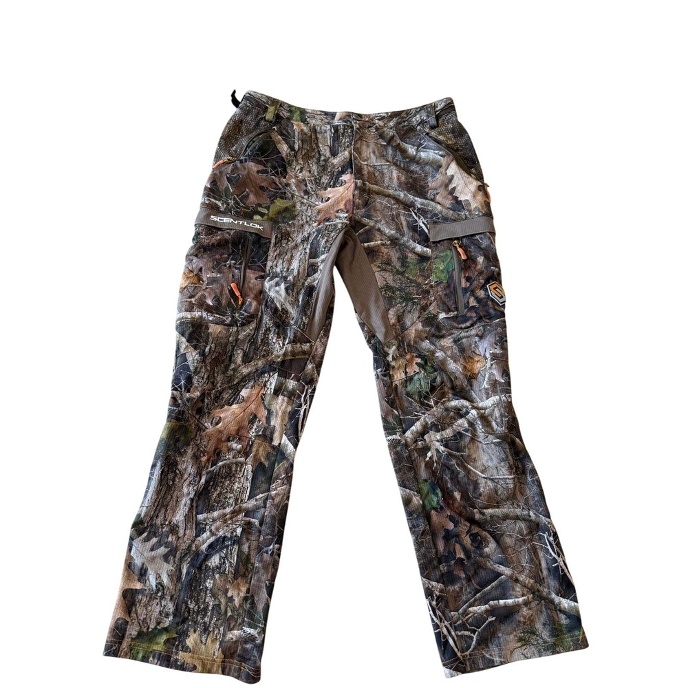 ScentLok TrueTimber Kanati Camo Hunting Pants Men's XL Cargo Scent Control Quiet
